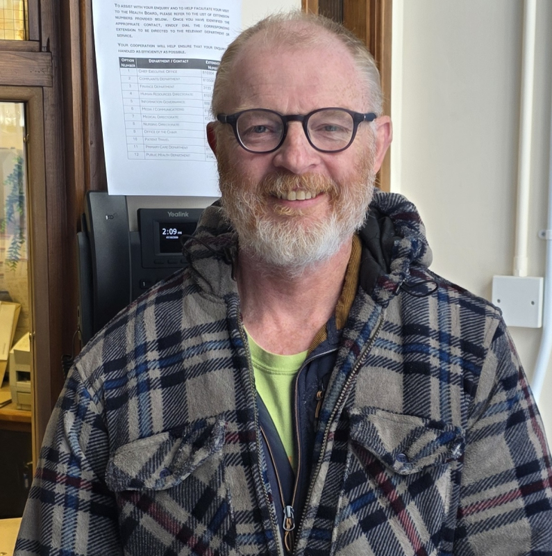Colin Neil Macaldowie, one of the Bronze award winners. 