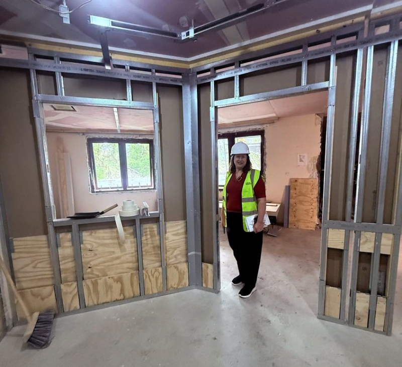 The MRI suite at Western Isles Hospital in Stornoway, Western Isles, is making good progress and remains on schedule for opening in September.