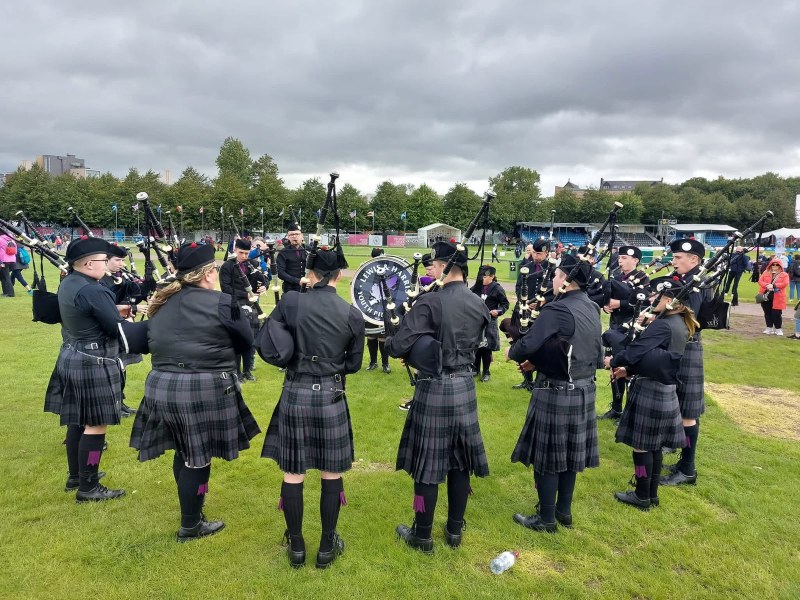 Lewis and Harris Youth Pipe Band at World Pipe Band Championships