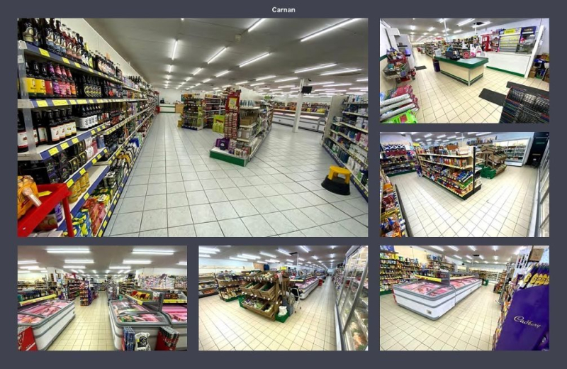 Supermarket aisle montage